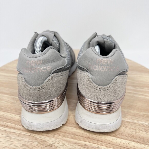 New Balance 574 Gray Pink Dust Shoes Running Womens Size 7.5 WL574FSC - Picture 6 of 9